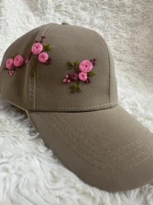 Skin cap with cherry blossom theme