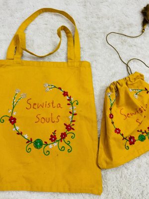 Floral and Petal Pouch