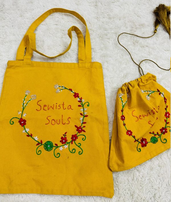 Floral and Petal Pouch