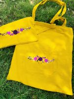 Yellow Flowerily Bag