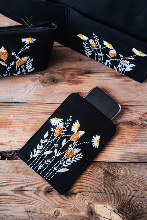 Midnight Artisan Trio Embroidered Set