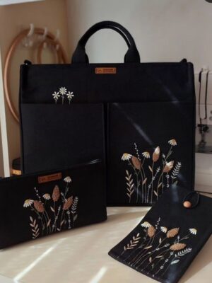 Black berry bag set