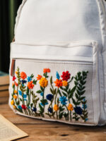 Bloom Vibes Hand Emroidered Bag Pack