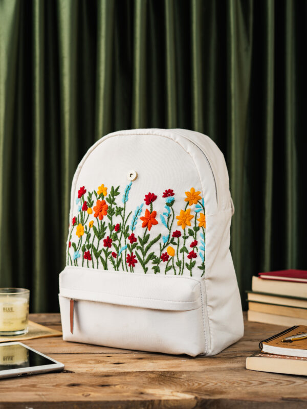 Ferry Meadows Hand Embroidered Bag Pack.