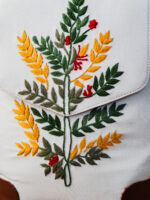 Attached Stem Hand Embroidery.