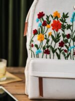 Ferry Meadows Hand Embroidered Bag Pack.