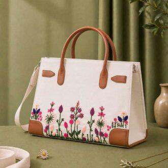 Luxury Hand Embroidered Bag.