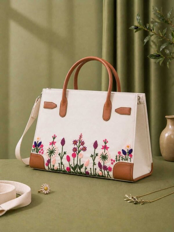 Luxury Hand Embroidered Bag.