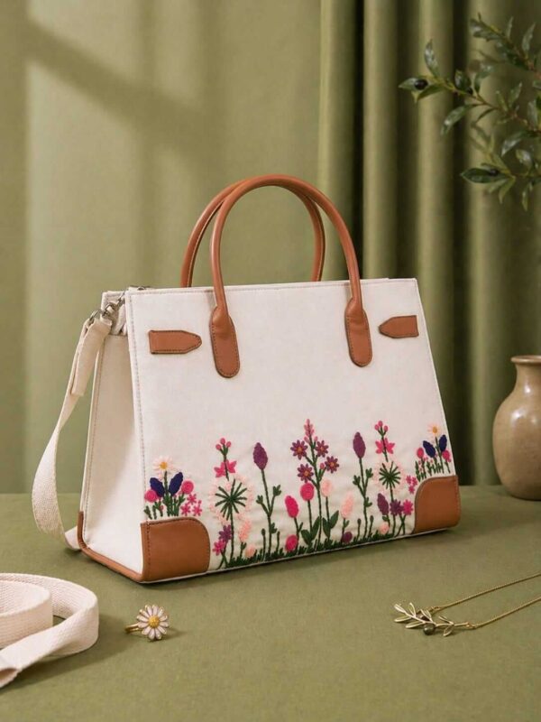 Luxury Hand Embroidered Bag.